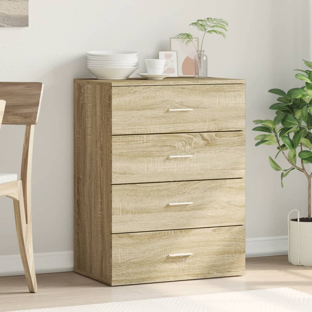 Komoda boja hrasta sonome 60x39x80 cm od konstruiranog drva