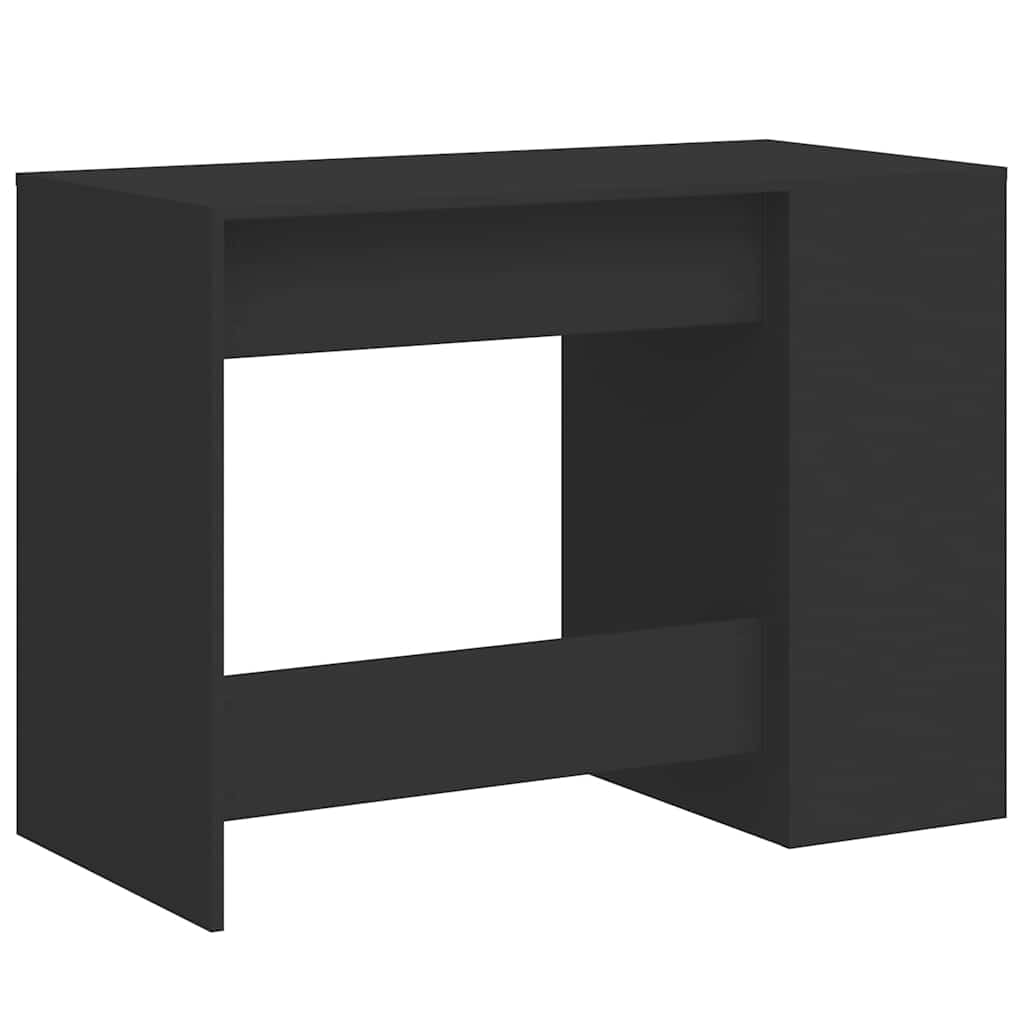 Radni stol crni 102 x 50 x 75 cm od konstruiranog drva