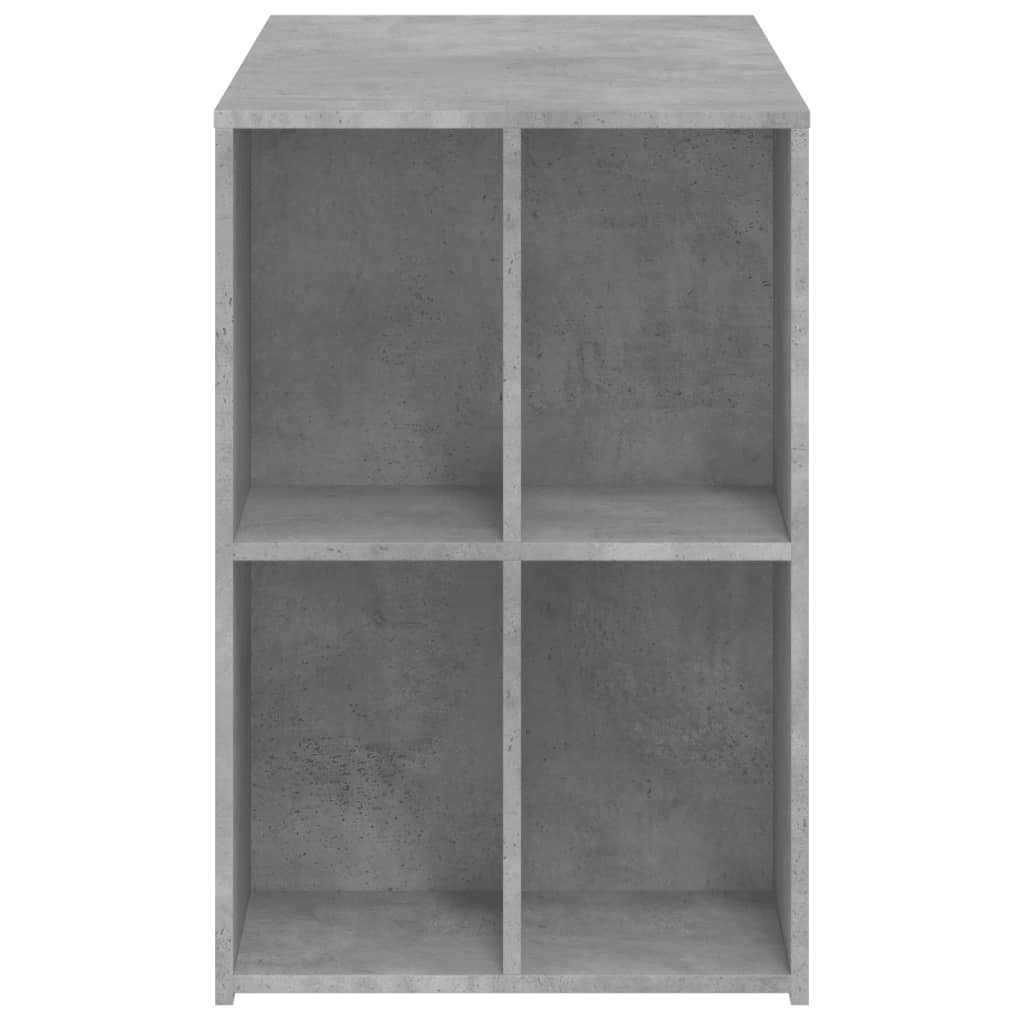 Radni stol boja betona 102 x 50 x 75 cm od konstruiranog drva