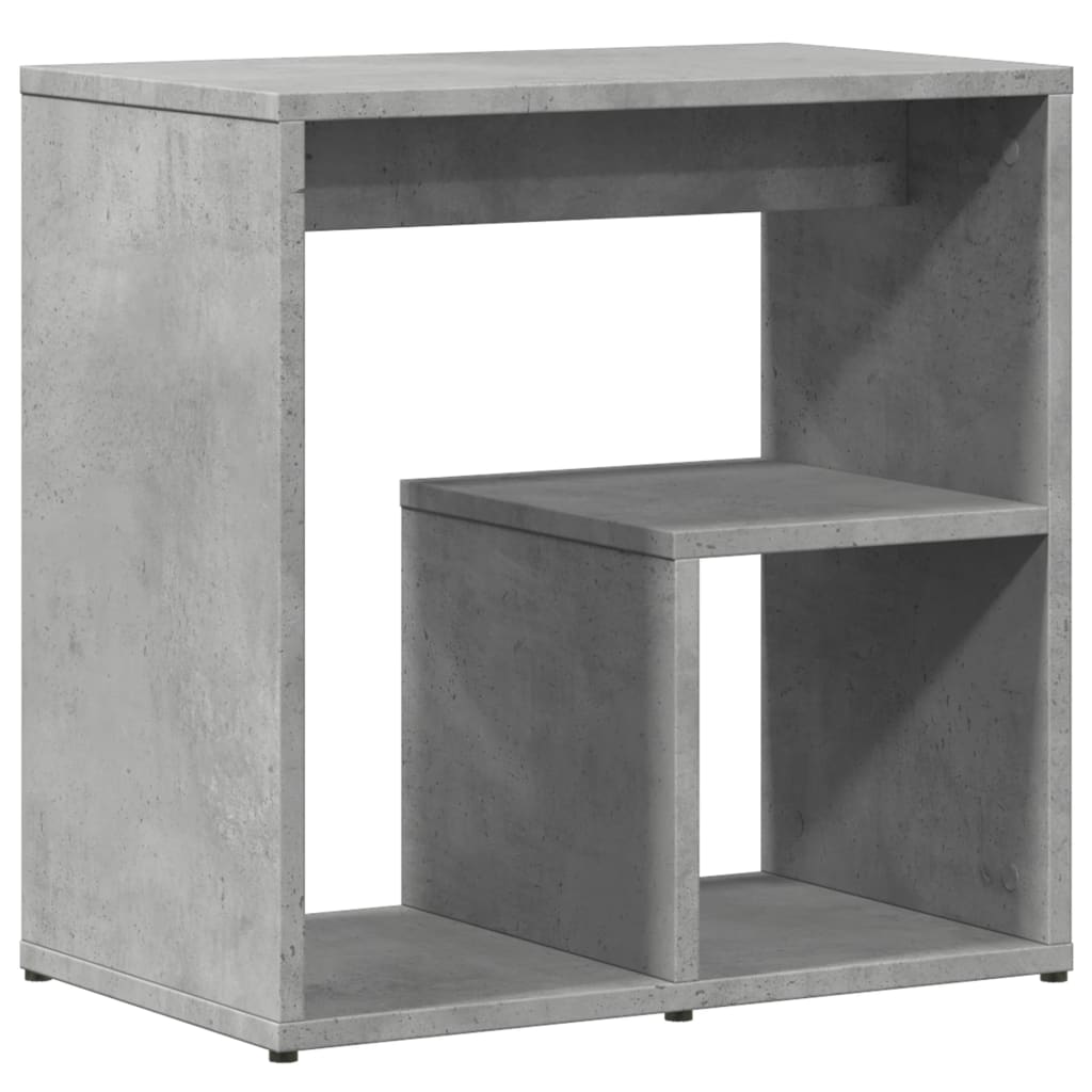 Bočni stolići 2 kom boja betona 50x30x50 cm konstruirano drvo