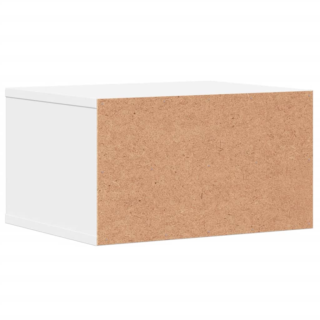 Stalak za pisač bijeli 40x32x22,5 cm od konstruiranog drva