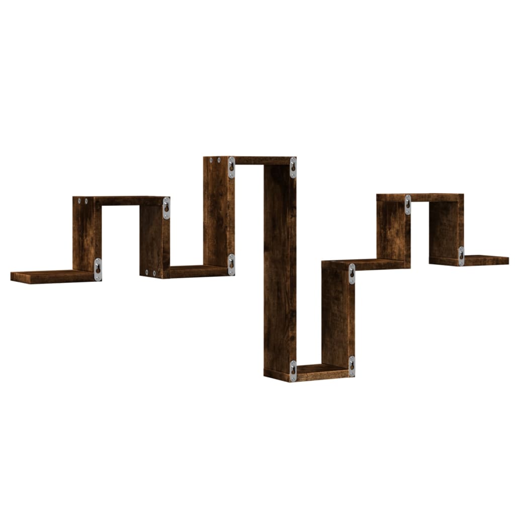 Zidna polica boja hrasta 104,5x10x43 cm od konstruiranog drva