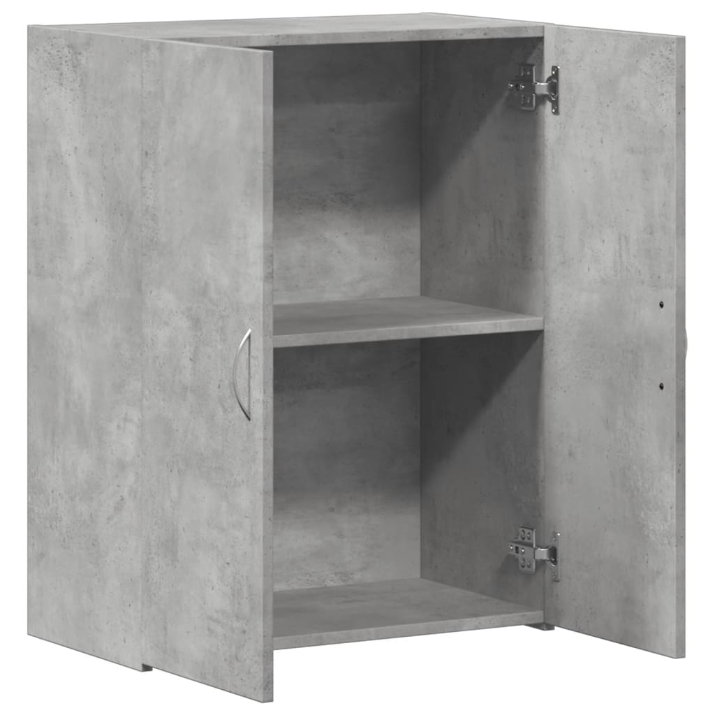 Ormarić za spise boja betona 60x32x77,5 cm konstruirano drvo