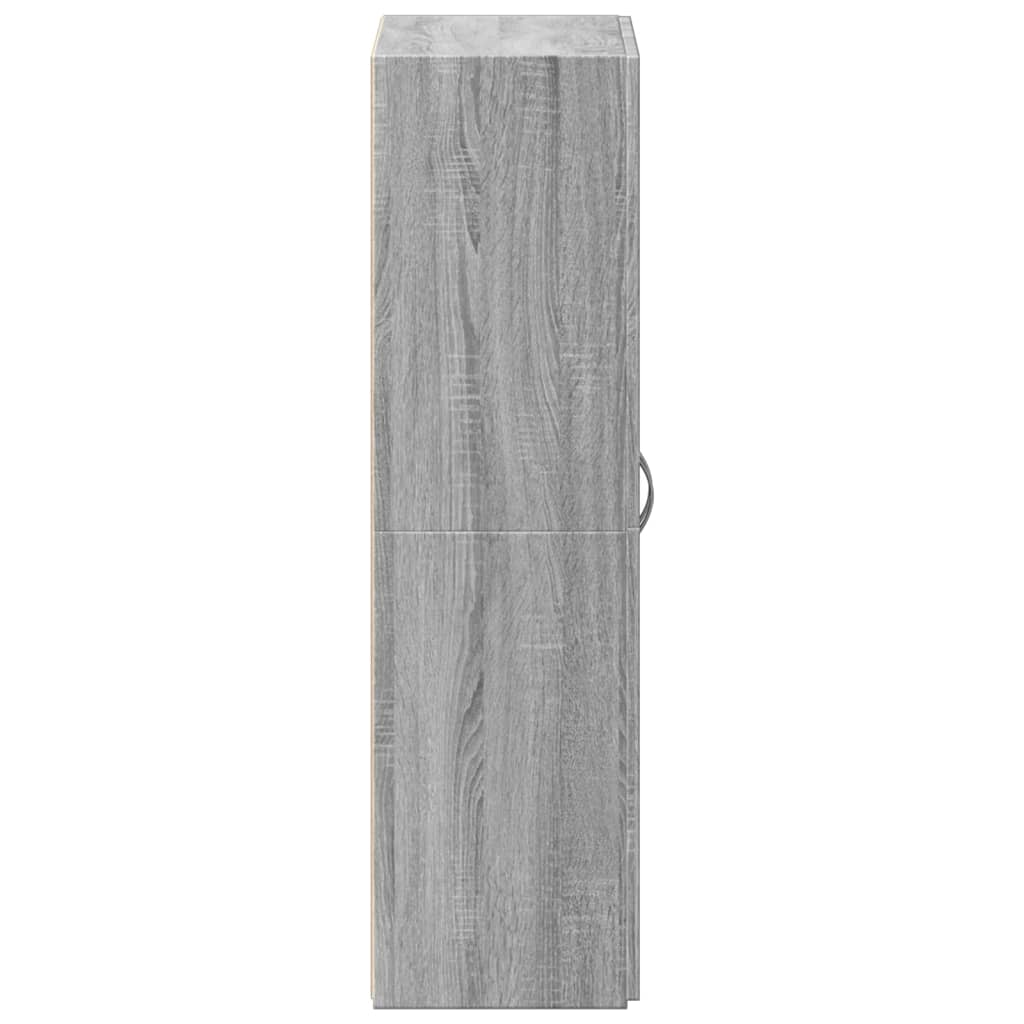 Ormarić za spise boja hrasta 60x32x115 cm od konstruiranog drva