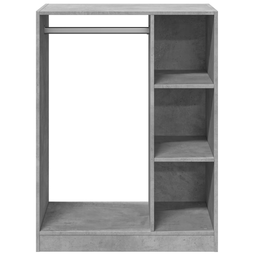 Ormar siva boja betona 77x48x102 cm od konstruiranog drva