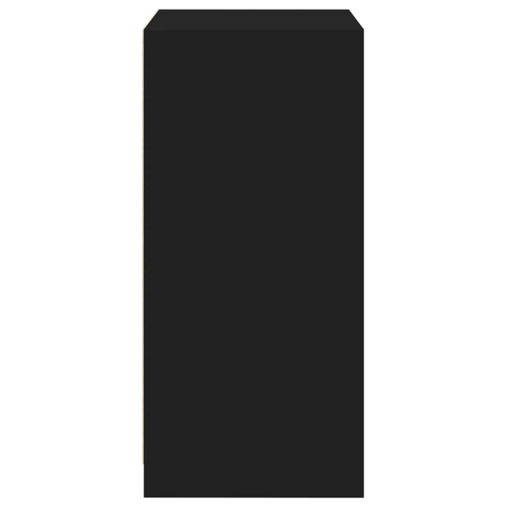 Ormar crni 48 x 41 x 102 cm od konstruiranog drva