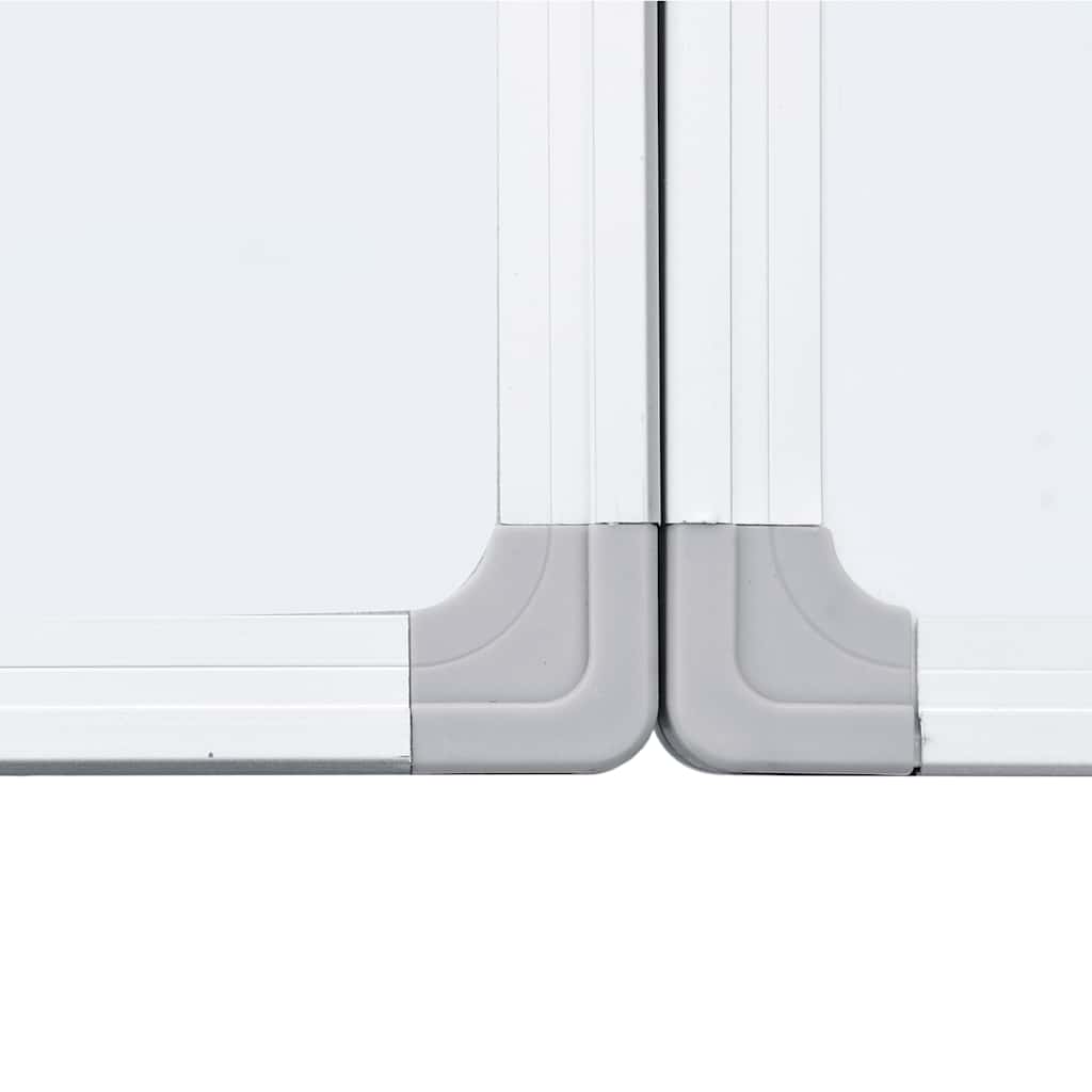 Magnetna bijela ploča sklopiva 150 x 80 x 1,7 cm aluminijska