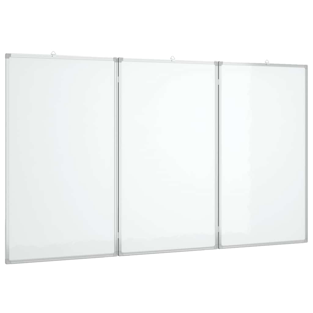 Magnetna bijela ploča sklopiva 180 x 80 x 1,7 cm aluminijska