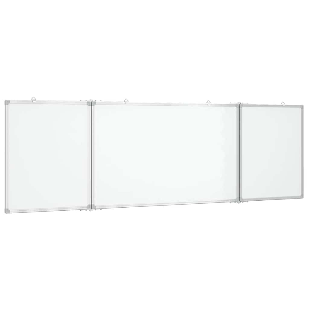 Magnetna bijela ploča sklopiva 160 x 50 x 1,7 cm aluminijska