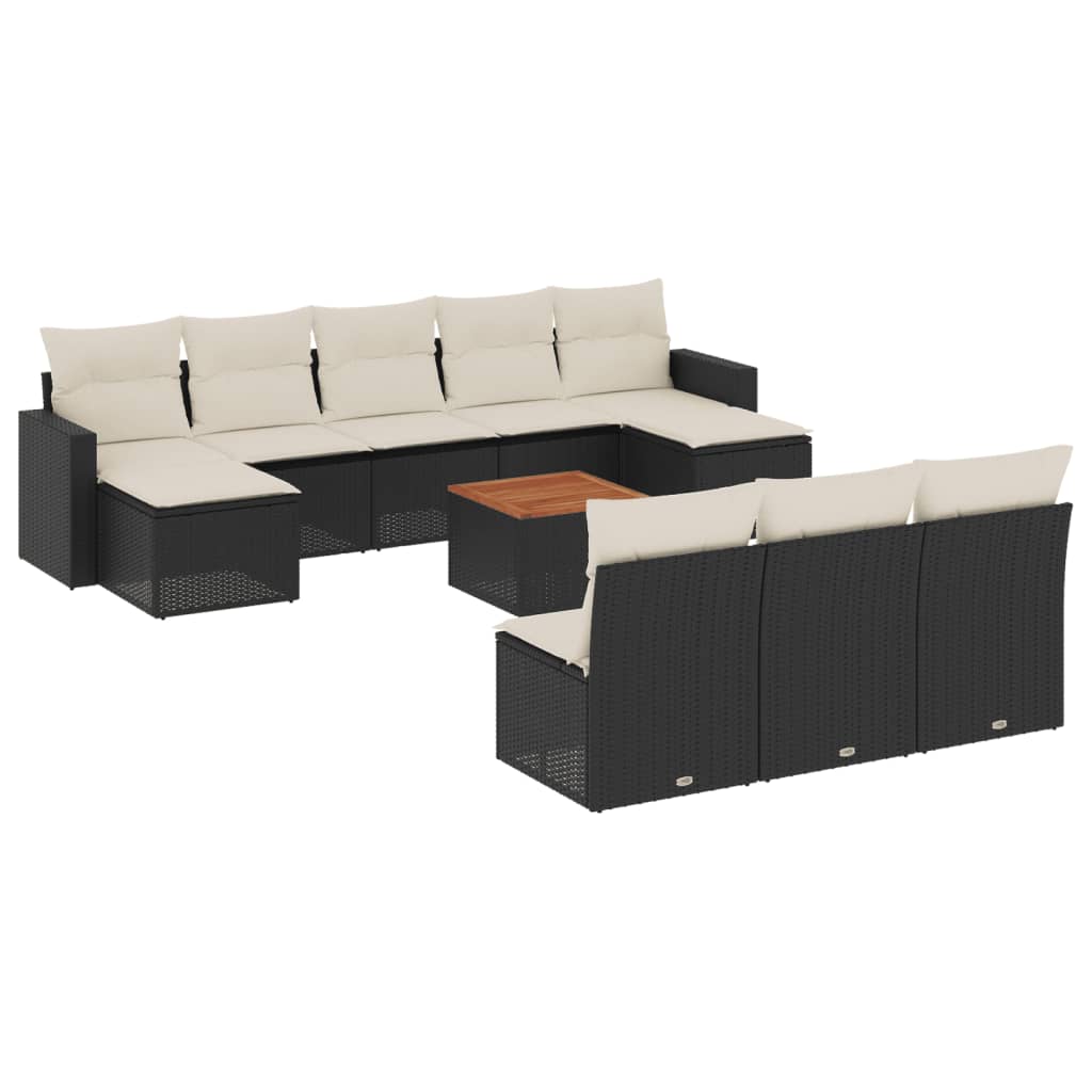 11-dijelni set vrtnih sofa od poliratana s jastucima