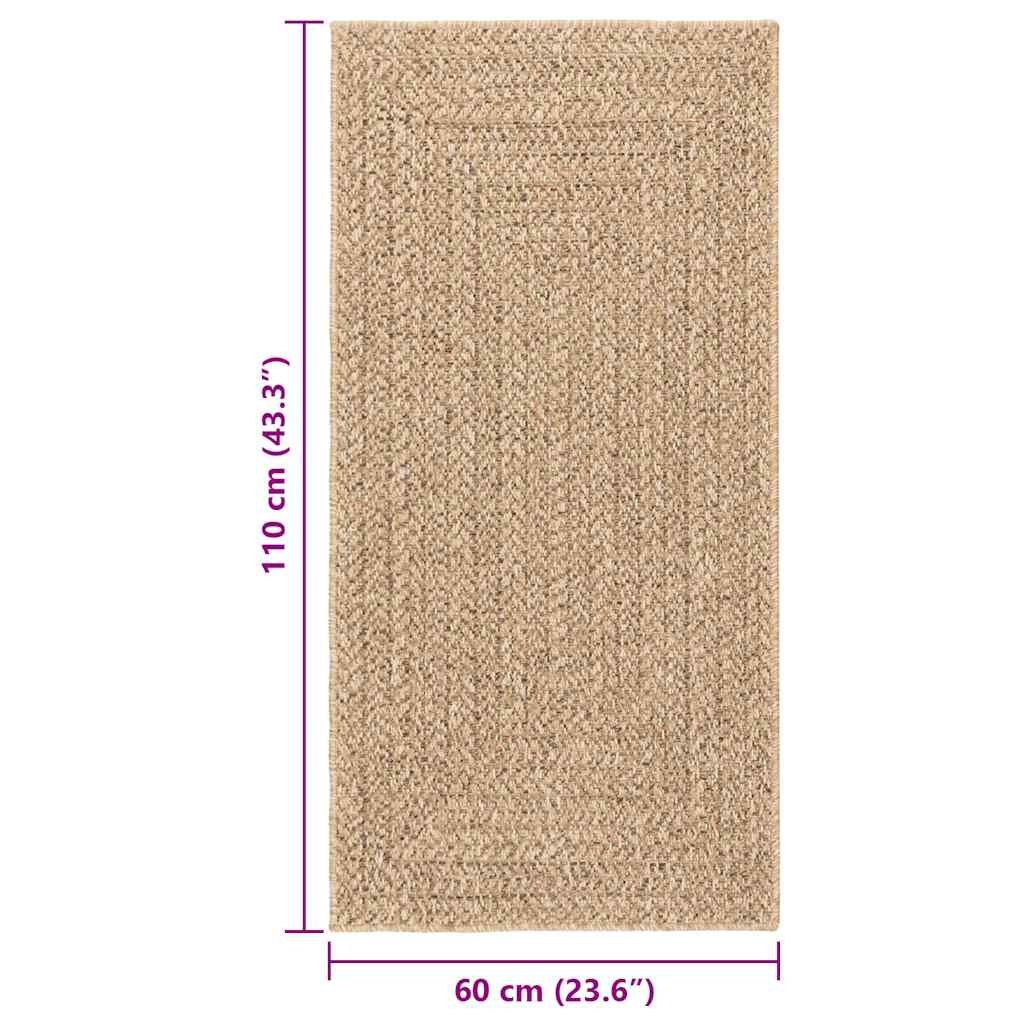 Tepih ZIZUR 60 x 110 cm s izgledom jute unutarnji i vanjski