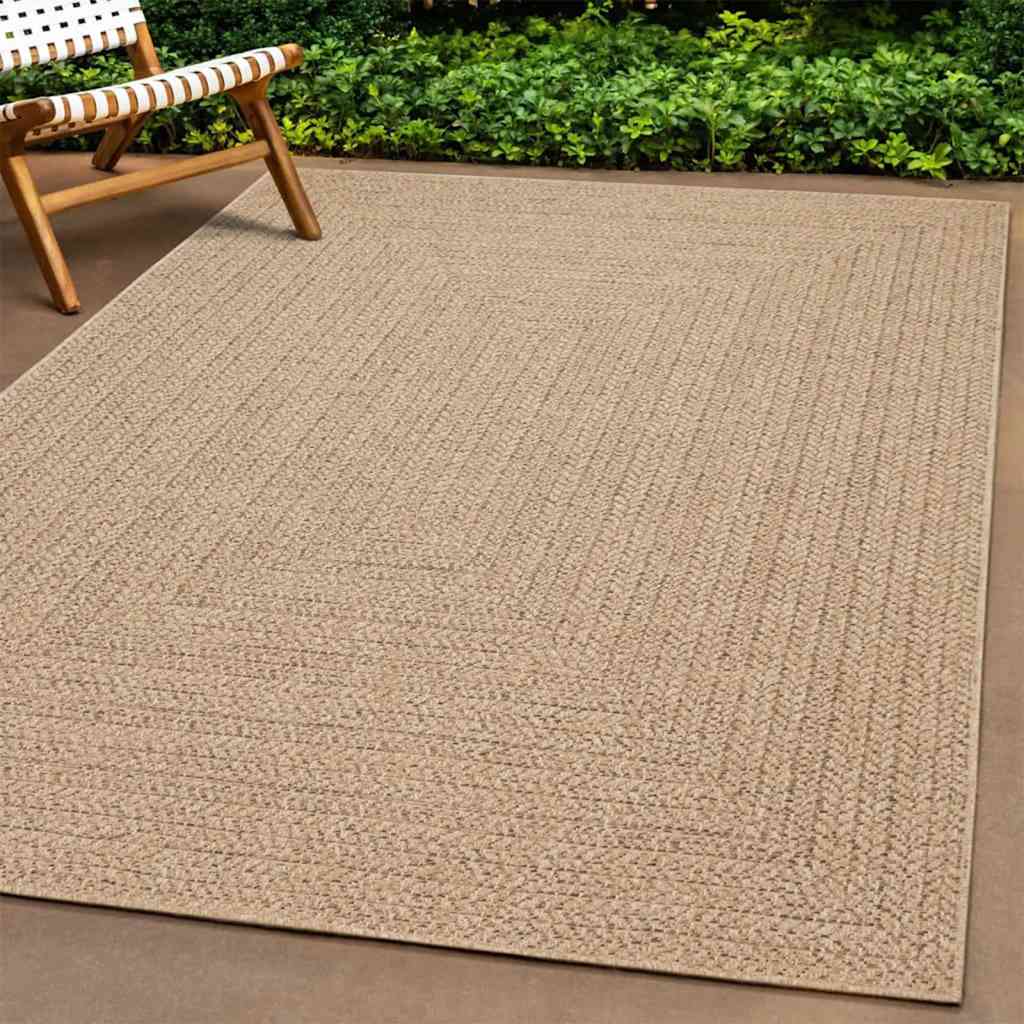 Tepih ZIZUR 200 x 200 cm s izgledom jute unutarnji i vanjski