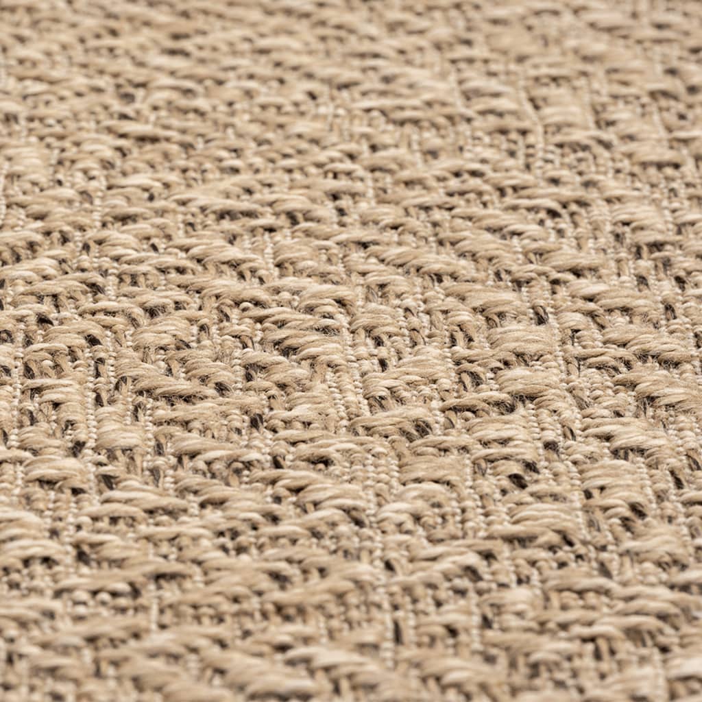 Tepih ZIZUR 240 x 240 cm s izgledom jute unutarnji i vanjski