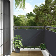 Balkonski zaslon za privatnost antracit 300 x 75 cm PVC