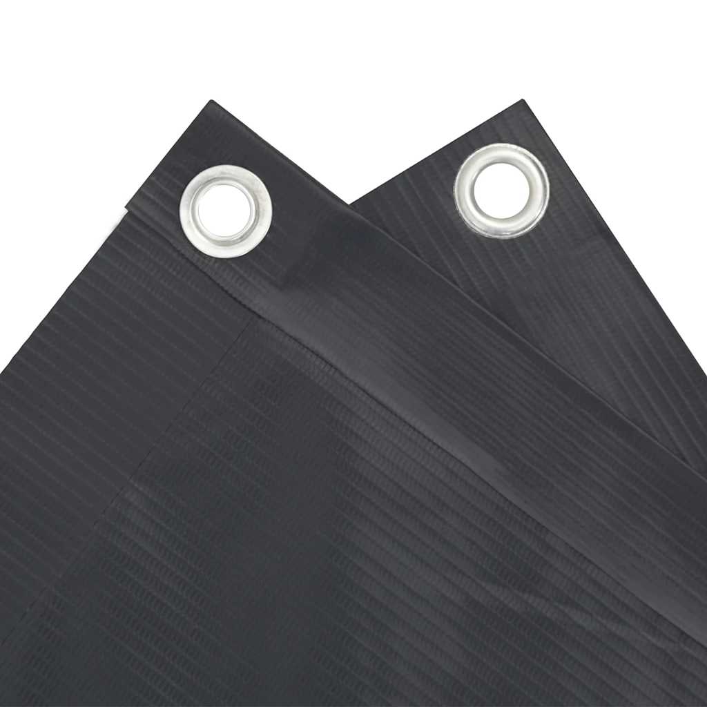 Balkonski zaslon za privatnost antracit 500 x 75 cm PVC