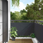 Balkonski zaslon za privatnost antracit 300 x 90 cm PVC