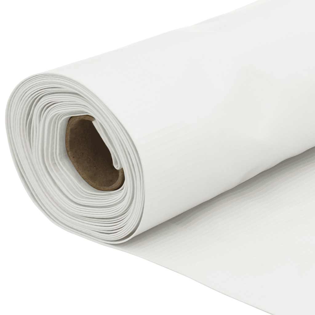 Balkonski zaslon za privatnost bijeli 800 x 120 cm PVC