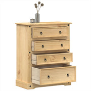 Ladičar Corona 92 x 48 x 114 cm od masivne borovine