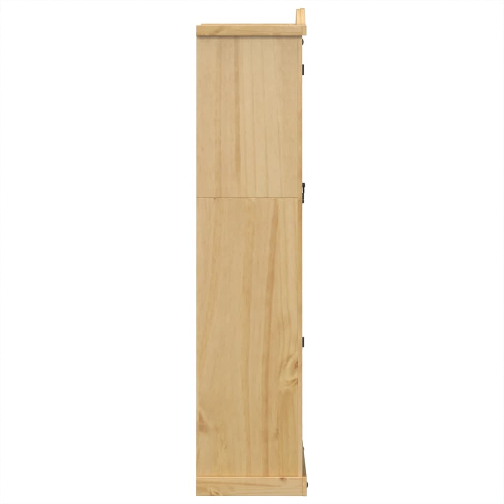 Vitrina sa staklom Corona 99x43x187 cm masivna borovina