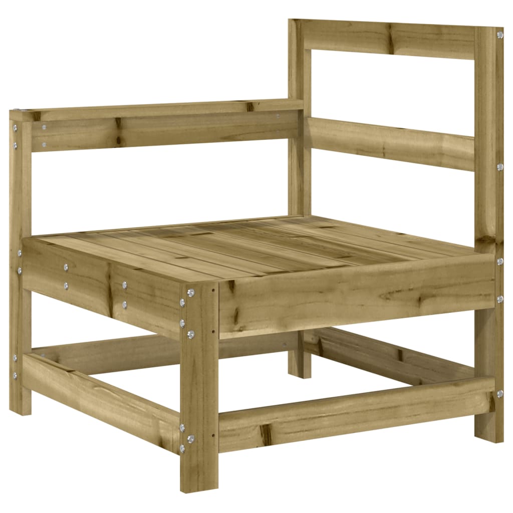 3-dijelni set vrtnih sofa od impregnirane borovine
