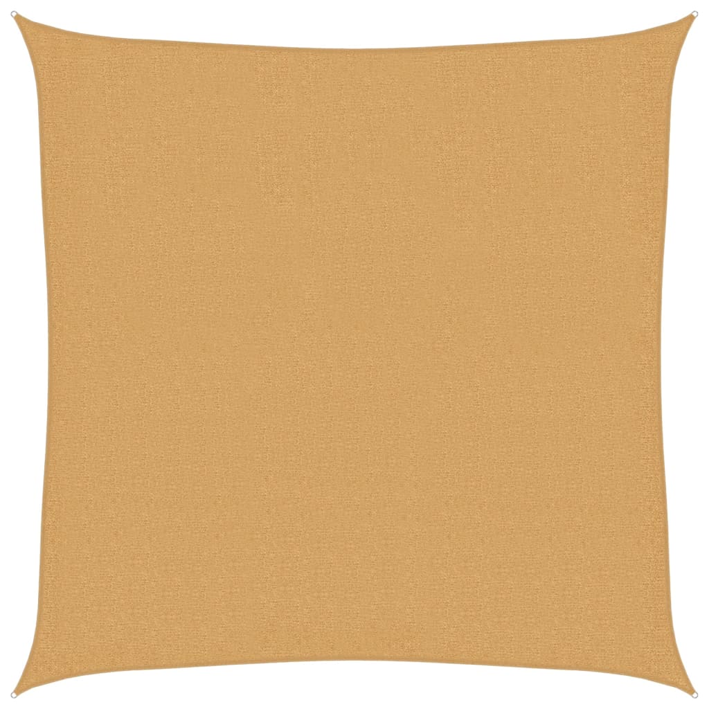 Jedro za zaštitu sunca 160 g/m² kvadratno pijeska 3,6x3,6m HDPE