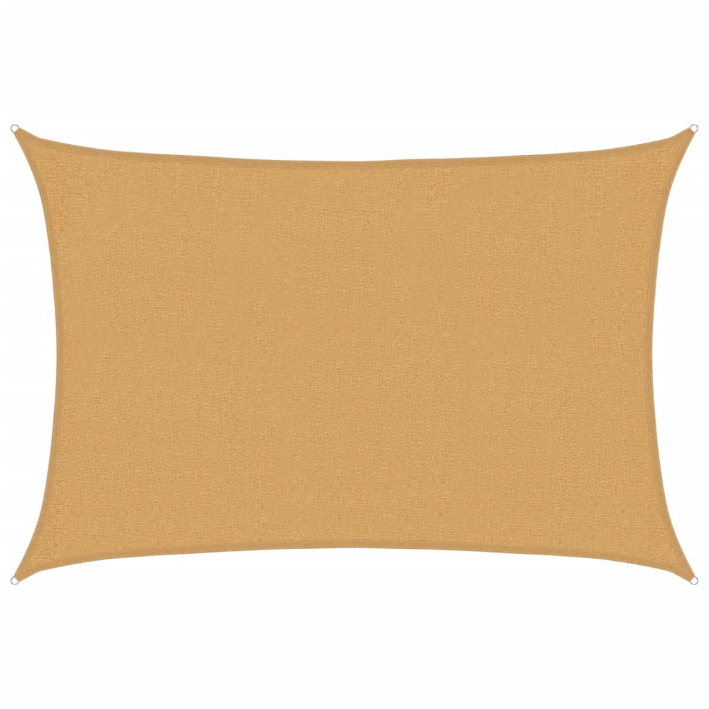 Jedro za zaštitu sunca 160 g/m² pravokutno pijeska 2x2,5m HDPE