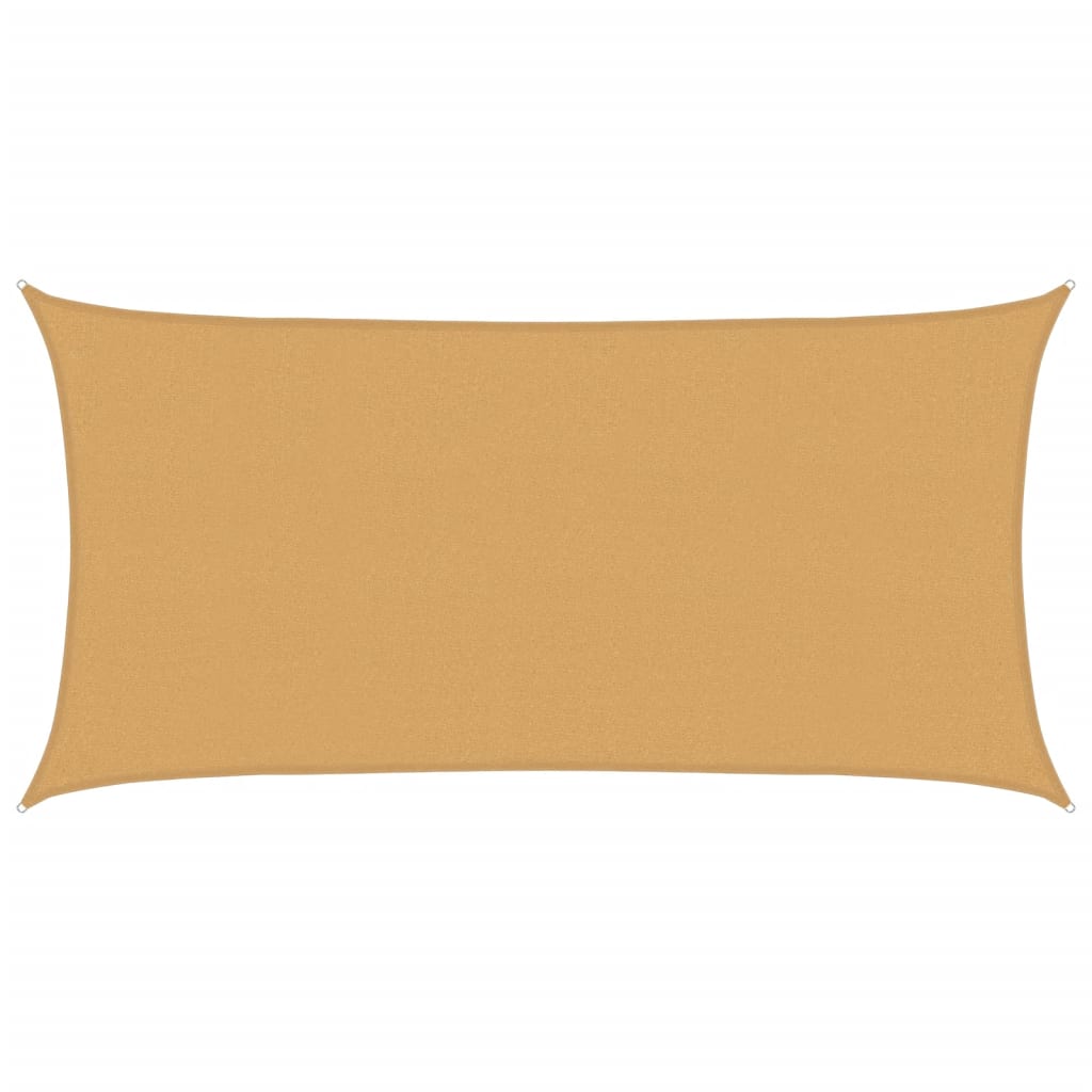 Jedro za zaštitu sunca 160 g/m² pravokutno pijeska 2x3,5m HDPE