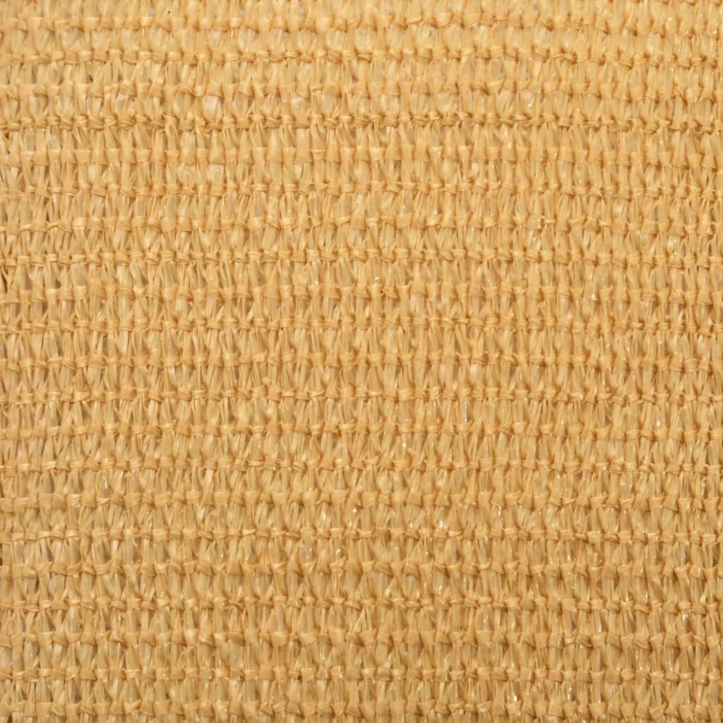 Jedro za zaštitu od sunca 160 g/m² pravokutno pijeska 5x7m HDPE