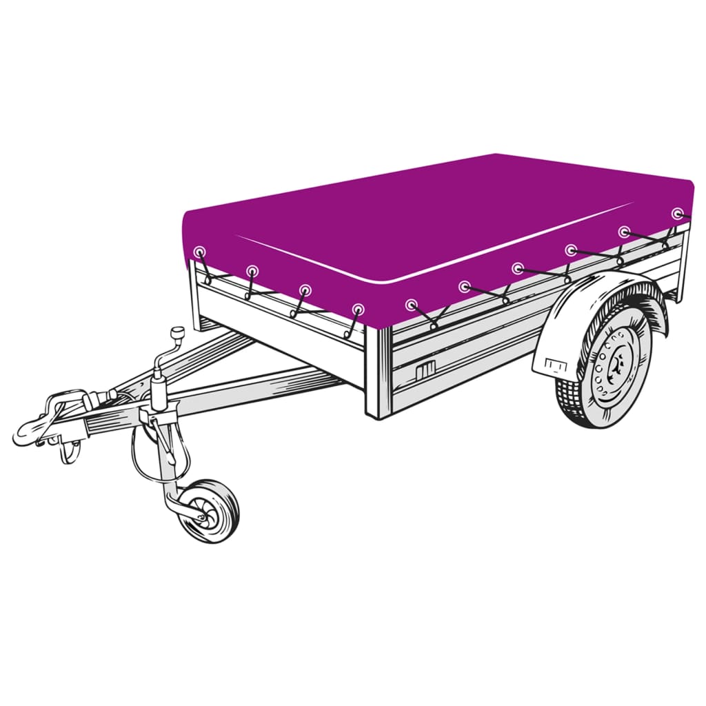 Mreža za prikolicu zelena 2x3,5 m HDPE