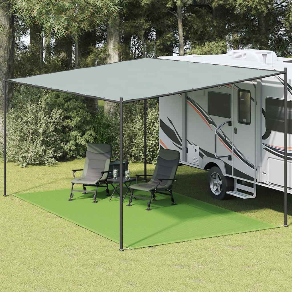 Tepih za šator svijetlozeleni 300 x 500 cm HDPE