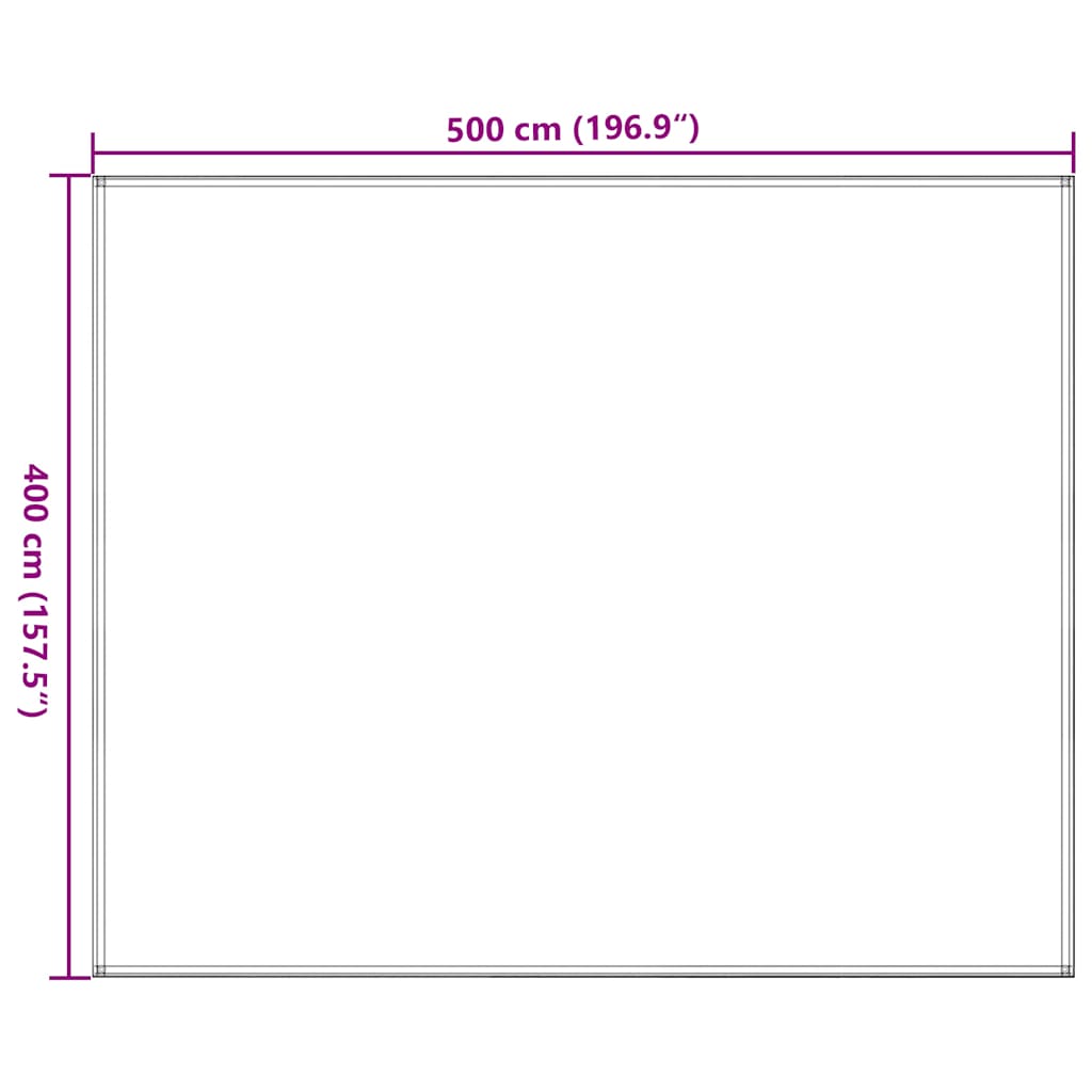 Tepih za šator boja pijeska 400 x 5800 cm HDPE