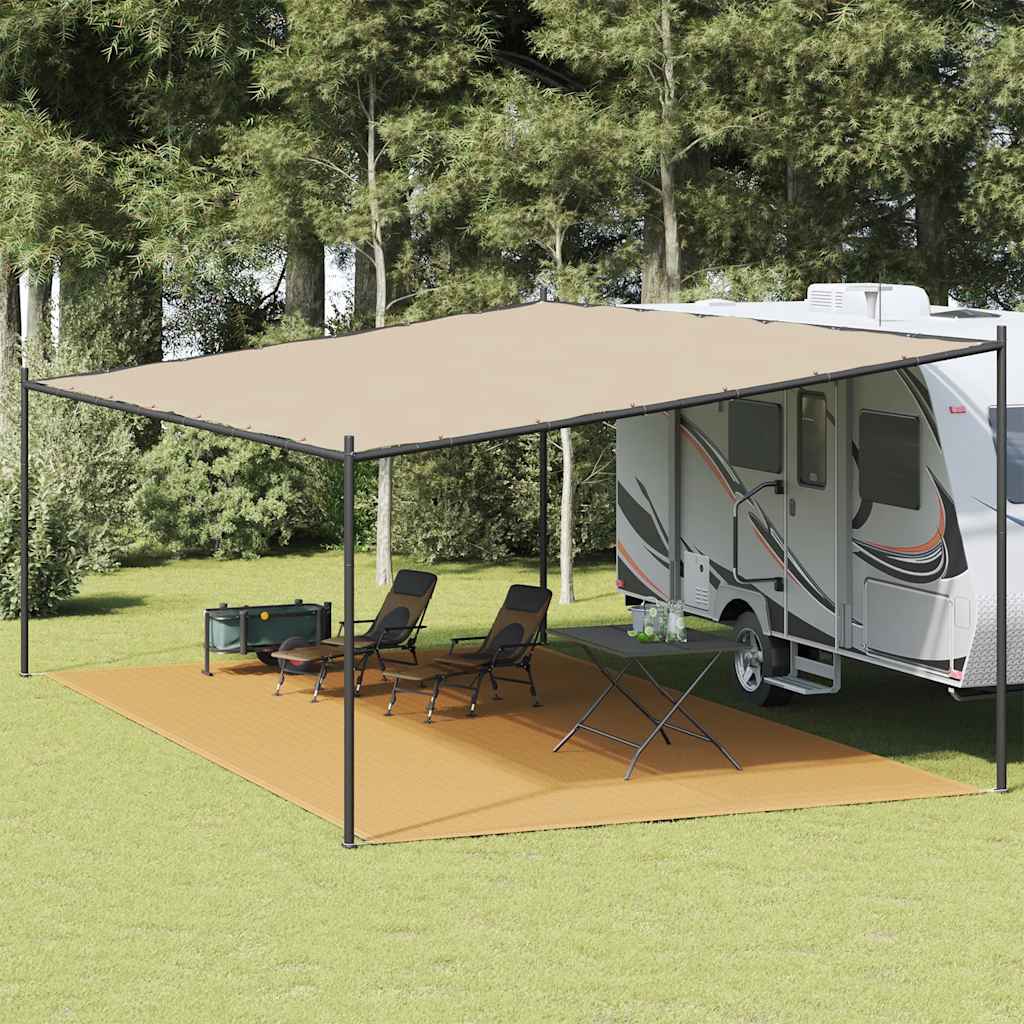 Tepih za šator pijesak 400x800 cm HDPE