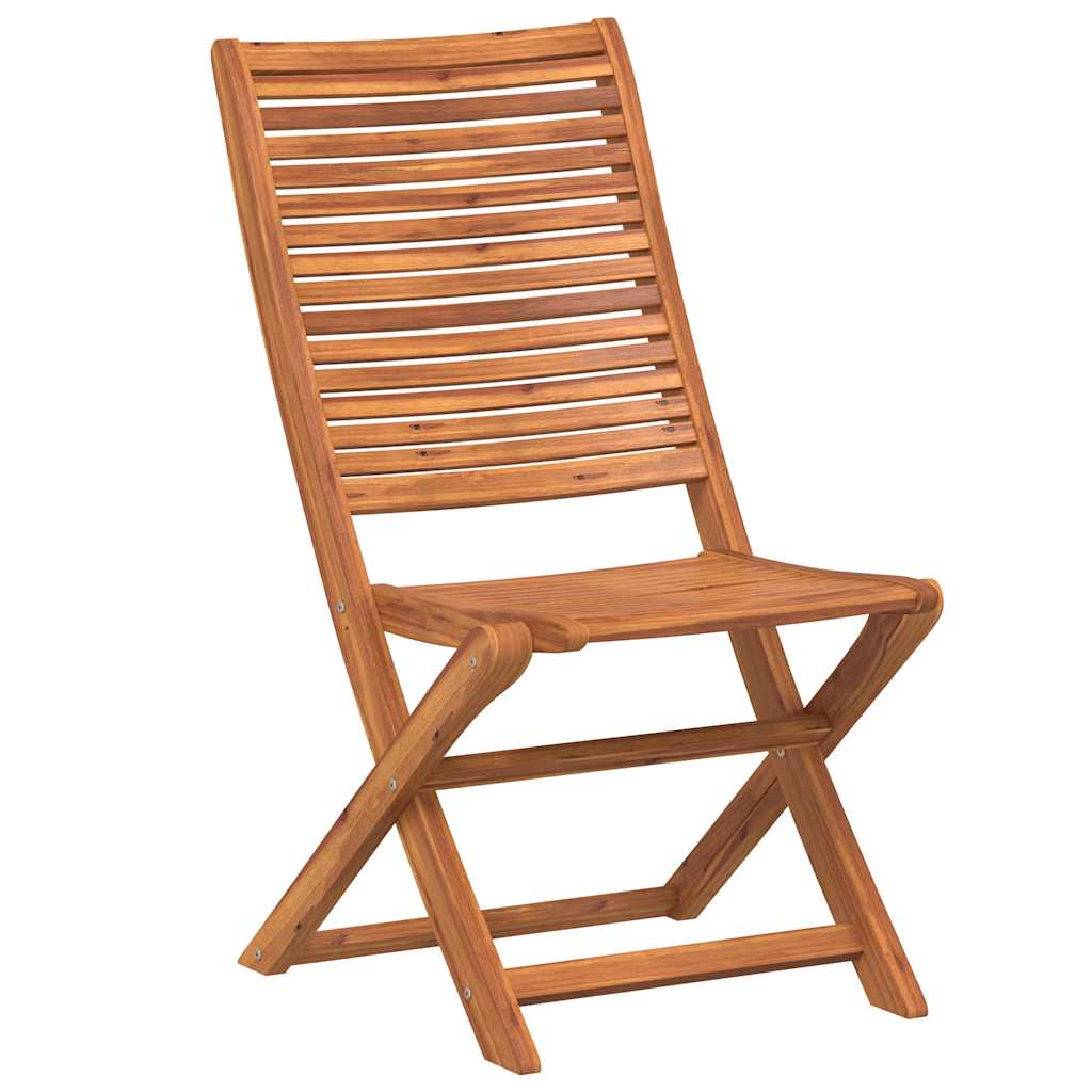 Sklopive vrtne stolice 8 kom 51x66x95 cm masivno drvo bagrema