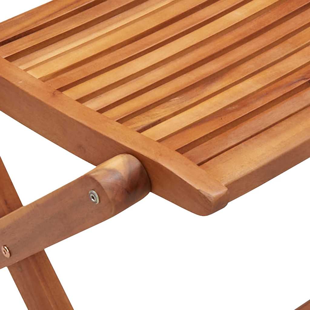 Sklopive vrtne stolice 8 kom 51x66x95 cm masivno drvo bagrema