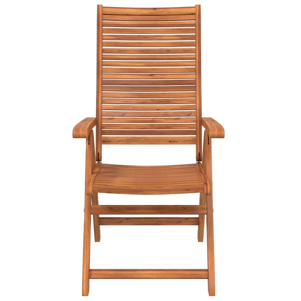 Vrtni naslonjači 4 kom 56 x 72 x 107 cm masivno bagremovo drvo