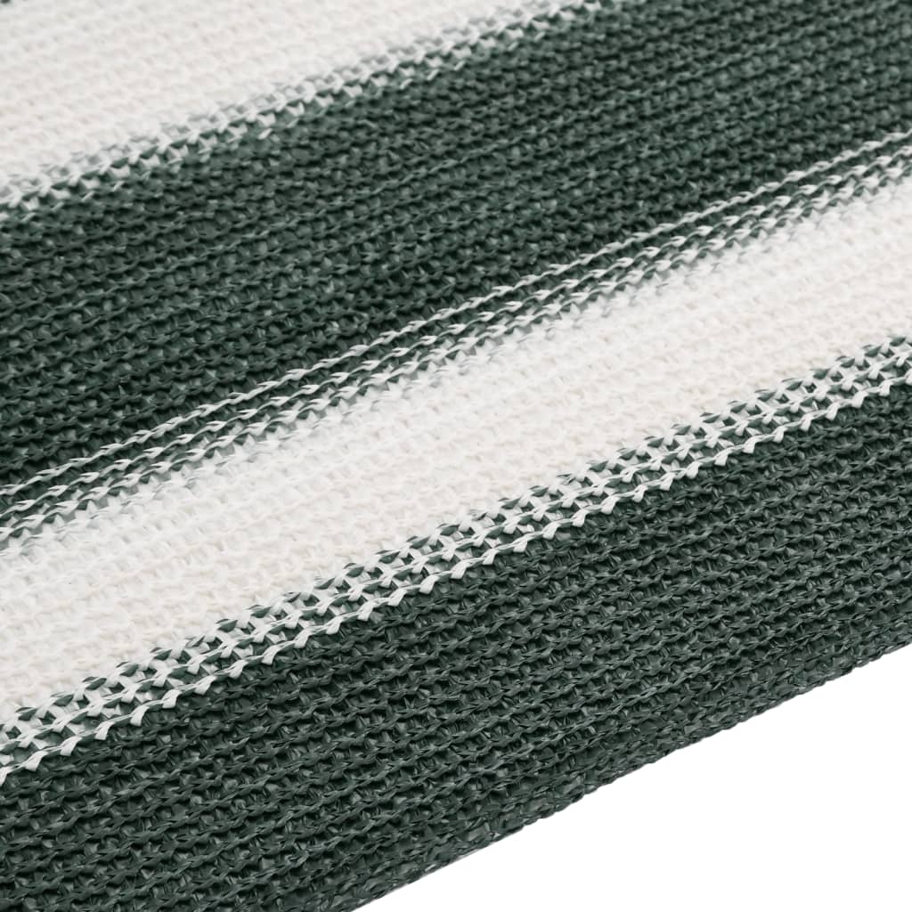 Mreža za privatnost zelena-bijela 1,8 x 50 m HDPE 75 g/m²