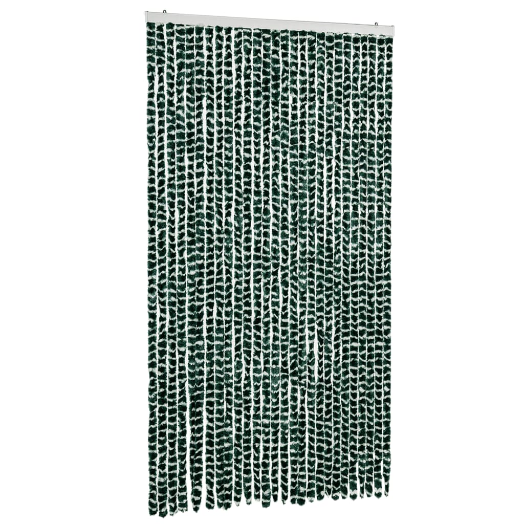Zastor protiv muha zelena i bijela 118 x 220 cm od šenila