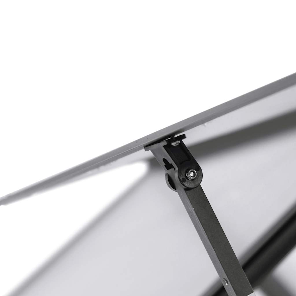 Staklenik s okvirom antracit 169 x 58 x 195 cm aluminijski