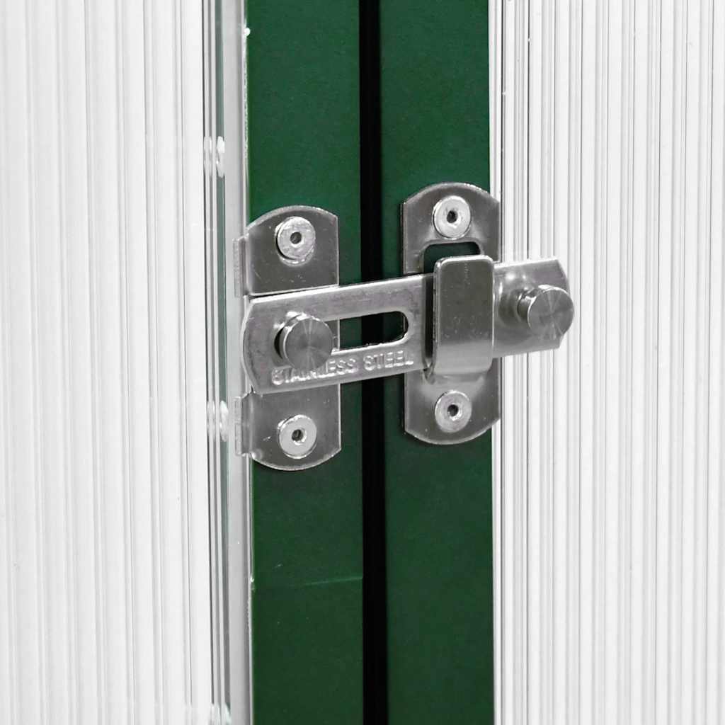 Staklenik s okvirom zeleni 169 x 58 x 202 cm aluminijski