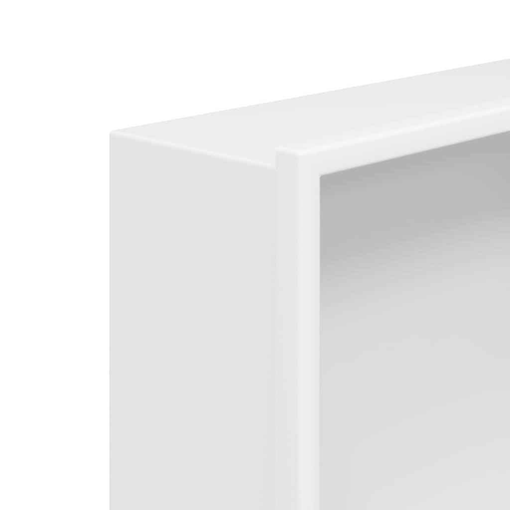 Niša za tuš mat bijela 32x62x9 cm nehrđajući čelik