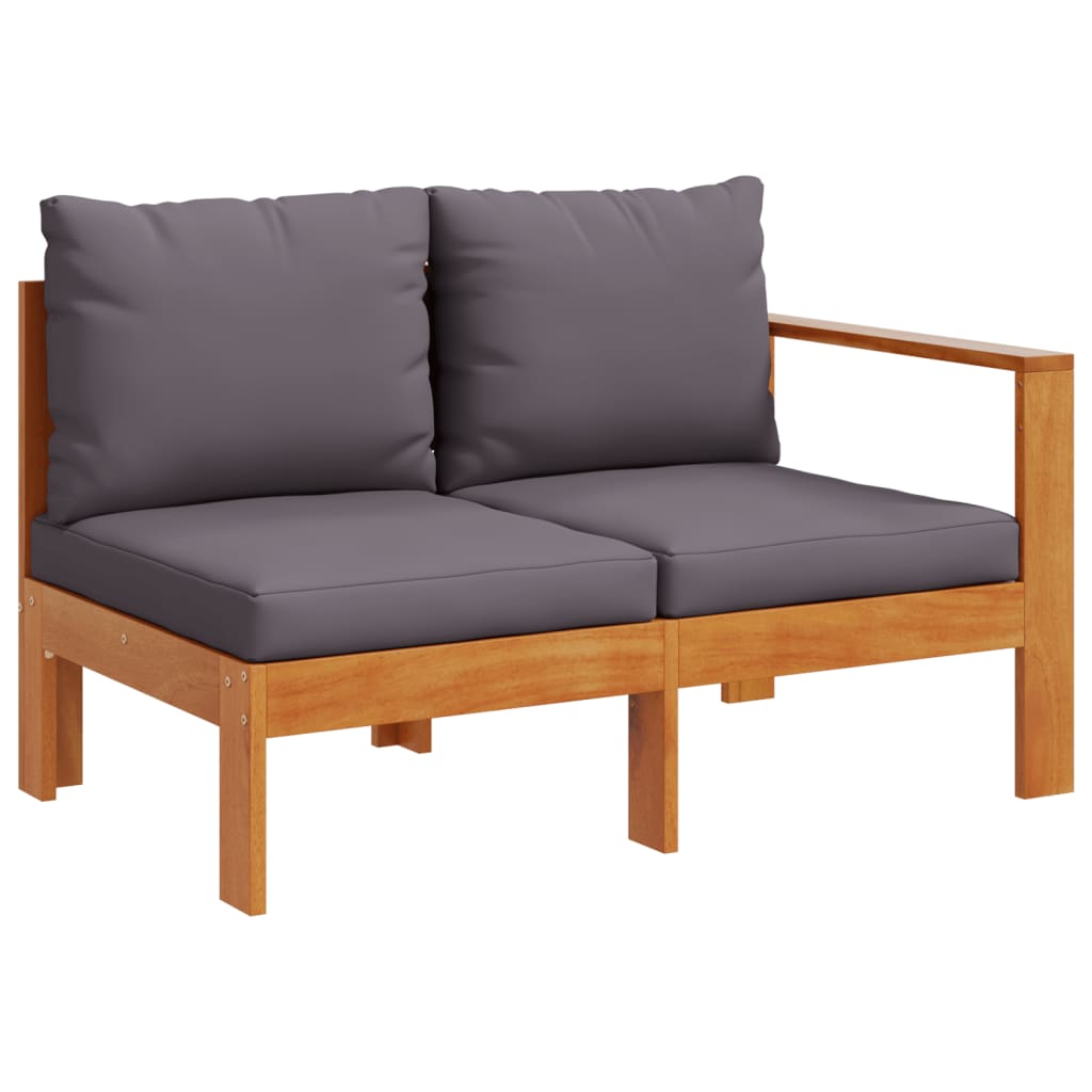 10-dijelna set vrtnih sofa s jastucima masivno bagremovo drvo
