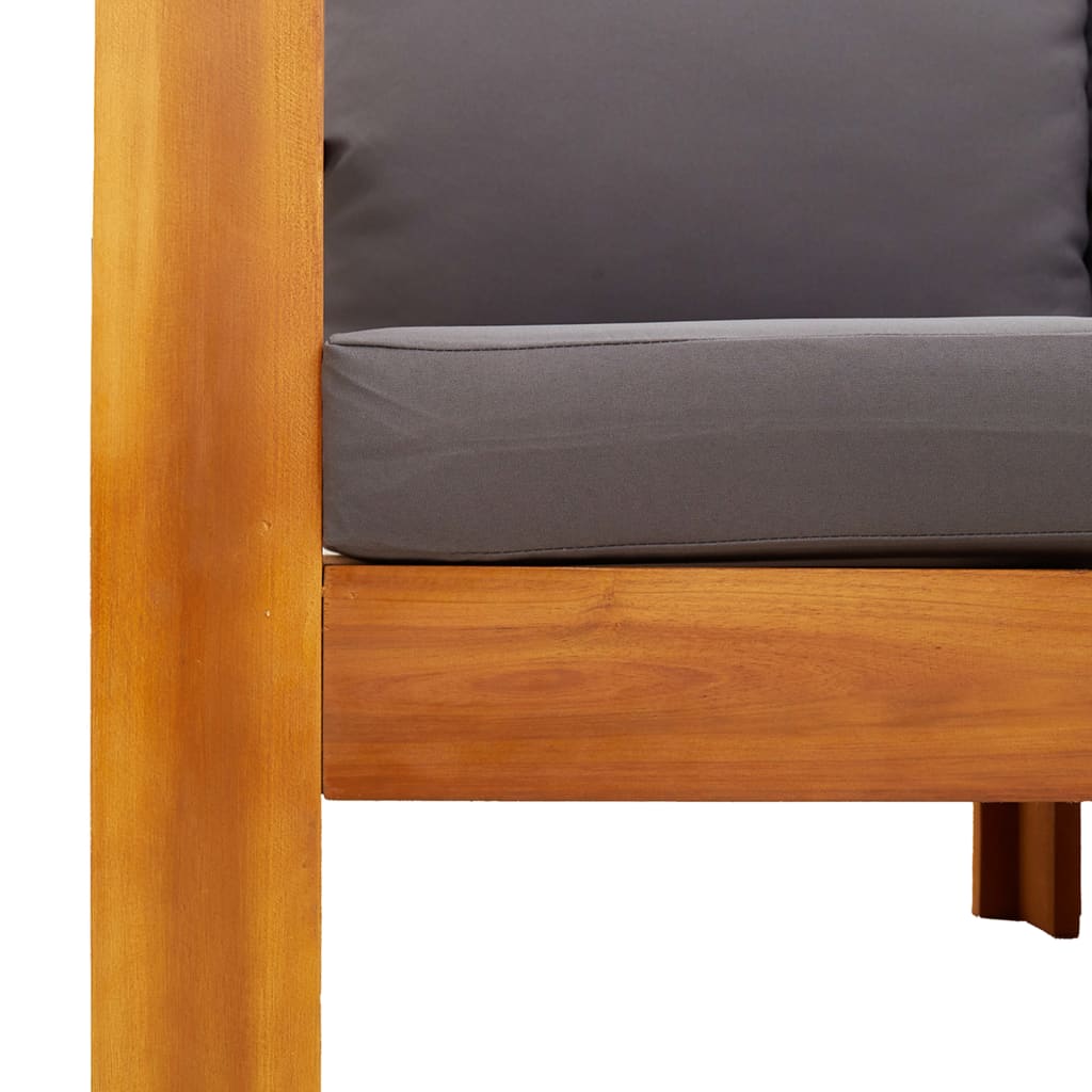 9-dijelna set vrtnih sofa s jastucima masivno bagremovo drvo