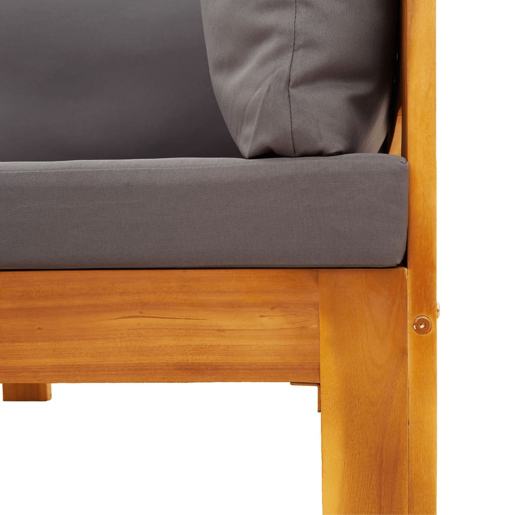 6-dijelna set vrtnih sofa s jastucima masivno bagremovo drvo
