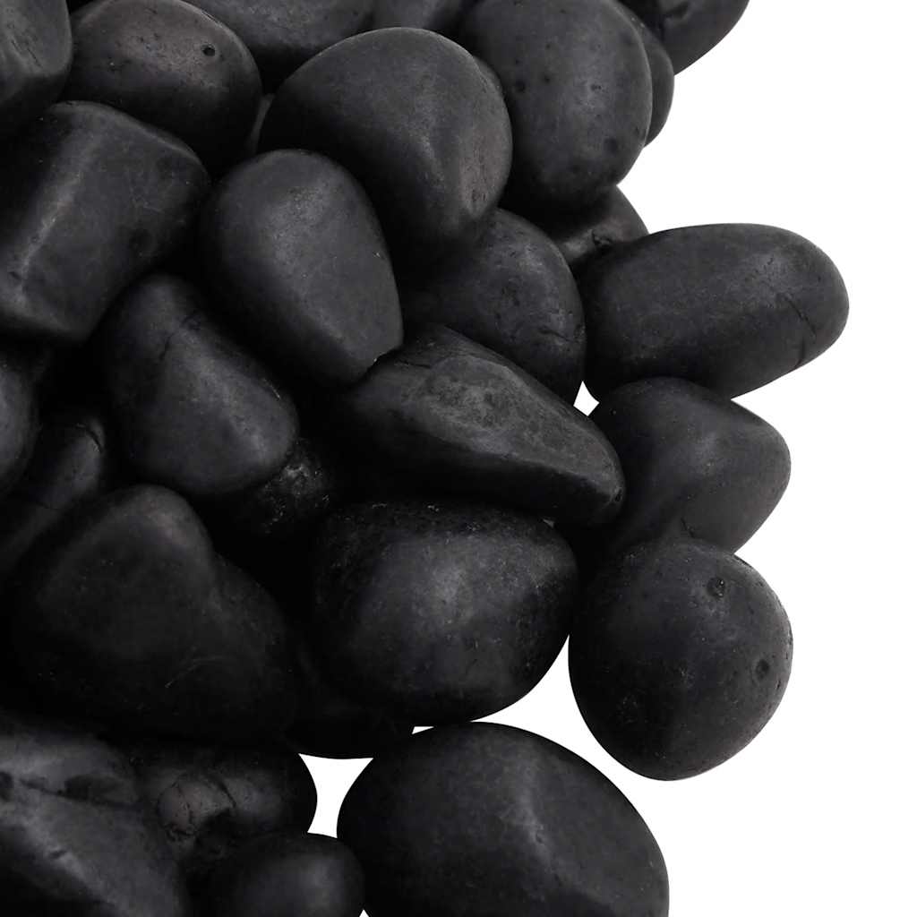 Polirani kamenčići 25 kg crni 2 - 5 cm
