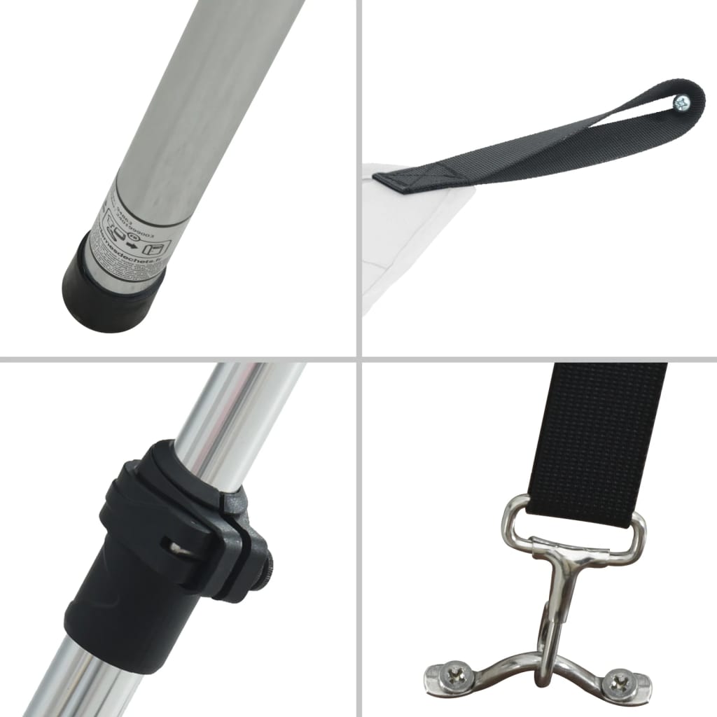 Set nastavka za sjenilo s vrhom T-oblika 170x170x(113-182,5) cm