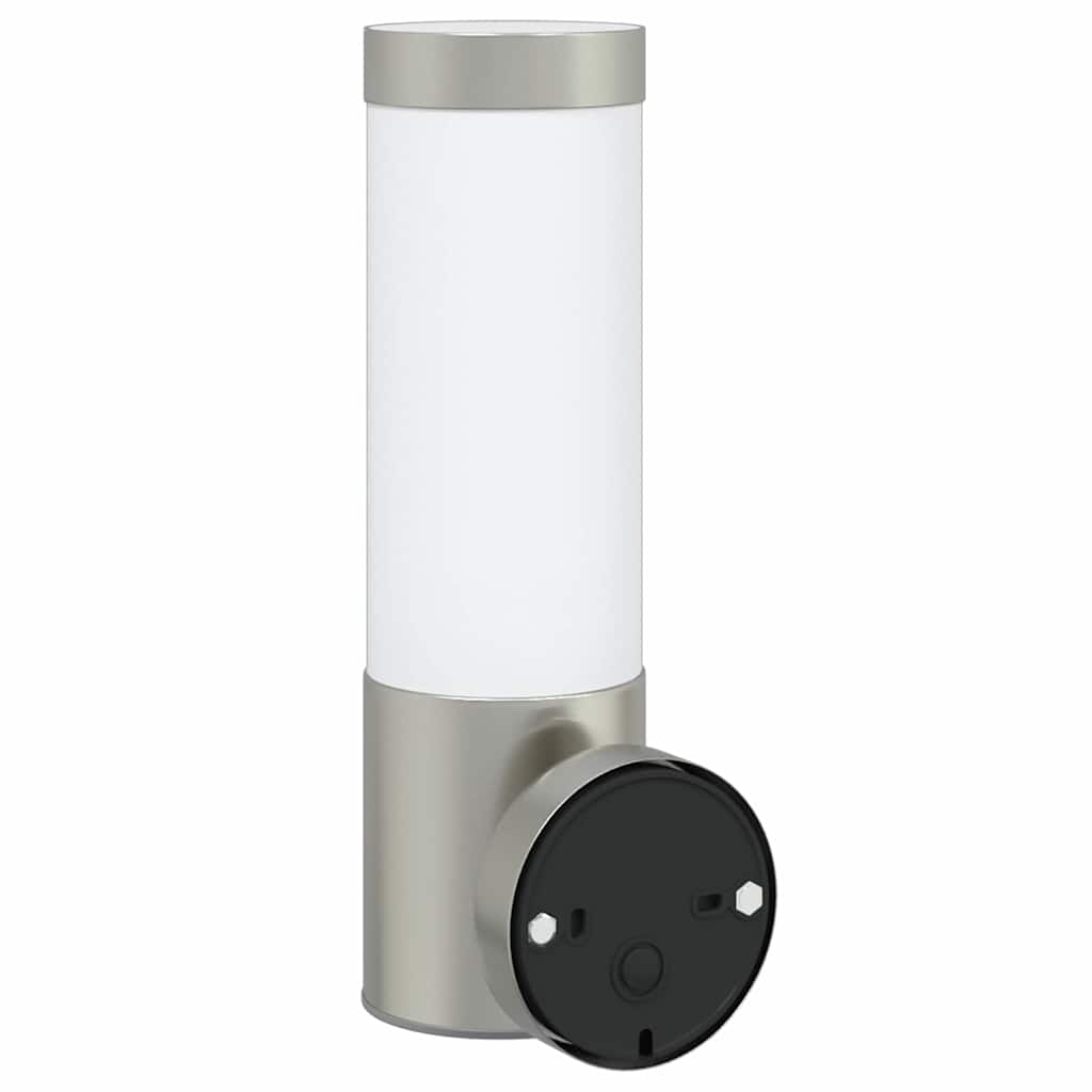 Vanjska zidna lampa 2 pcs Srebrno 12 x 8,5 x 27 cm
