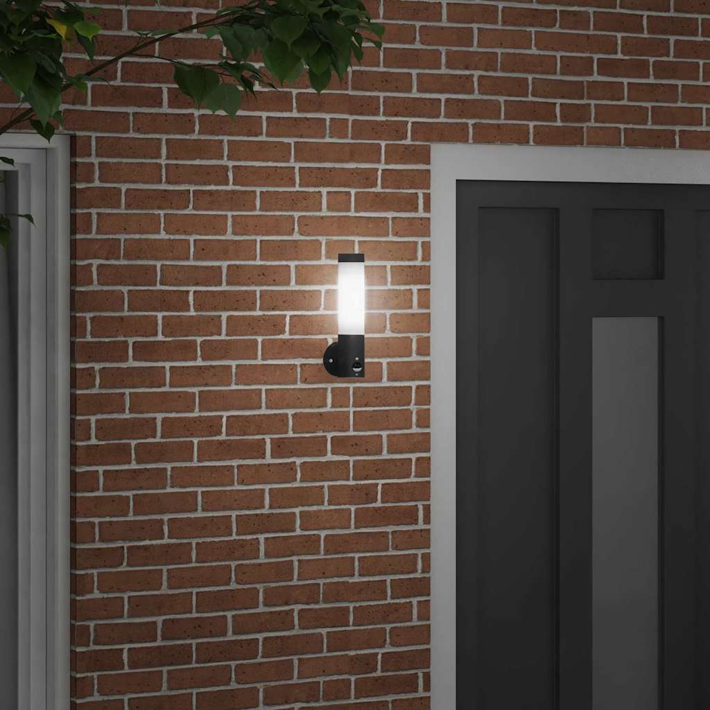 Vanjska zidna lampa Crna 12 x 8,5 x 29 cm
