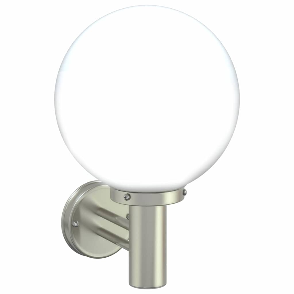 Vanjska zidna lampa 2 pcs Srebrno 28 x 25 x 38 cm