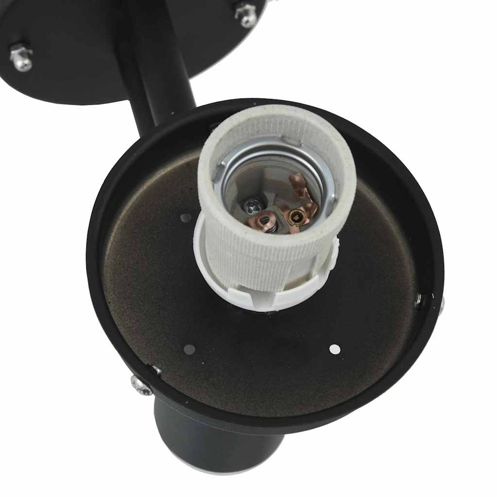 Vanjska zidna lampa 2 pcs Crna 28 x 25 x 38 cm