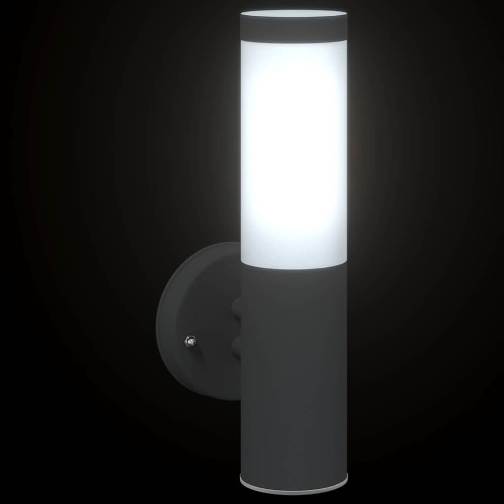 Vanjska zidna lampa Crna 15 x 7,5 x 33 cm